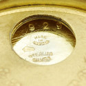 Antique Austrian Guilloché Enamel Sterling Compact