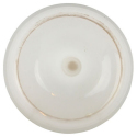 Antique White Opaline Pedestal Bowl Centerpiece